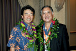 Lt. Gov. Shan Tsutsui and Councilmember Riki Hokama